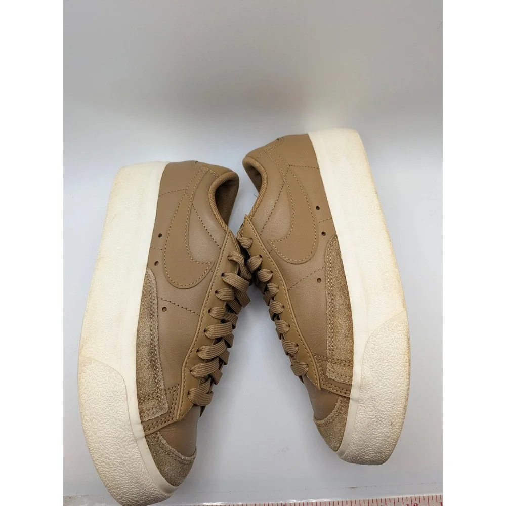 Nike Blazer Low Platform Size 6 Shoes Driftwood Tan Womens Sneakers DJ0292-200
